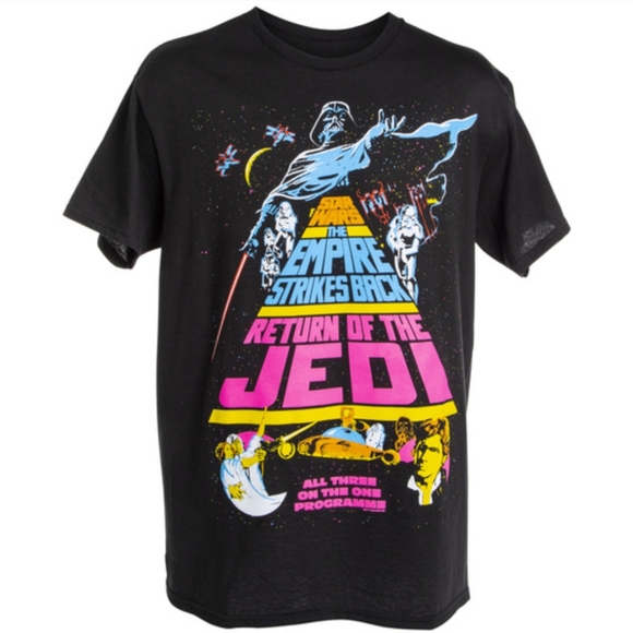 Disney (TS) Tops - NWT STAR WARS Multi-Graphic Short-Sleeve Black T